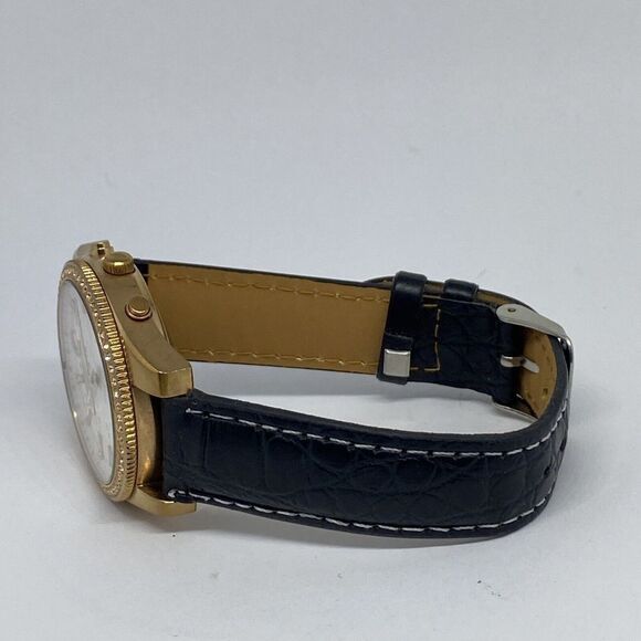 Fossil FTW5016 Women's Black Leather Analog White Dial Hybrid Smart Watch RQ122 - Picture 9 of 12